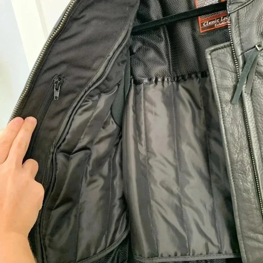 Genuine Leather Vintage Jacket sz small - Picture 4 of 16